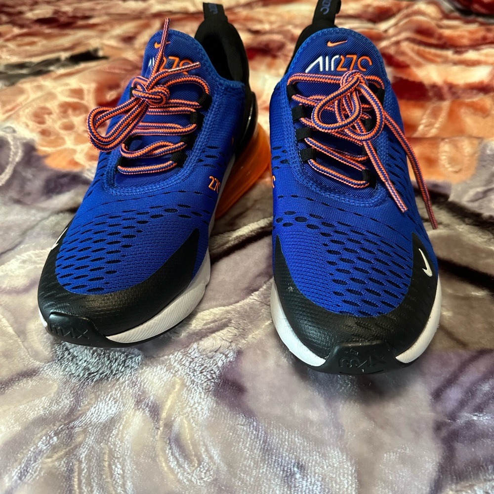 Nike Air Zoom Blue with Orange Accents